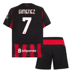 AC Milan Gimenez 7 Tenue Kind Thuis 2025/26