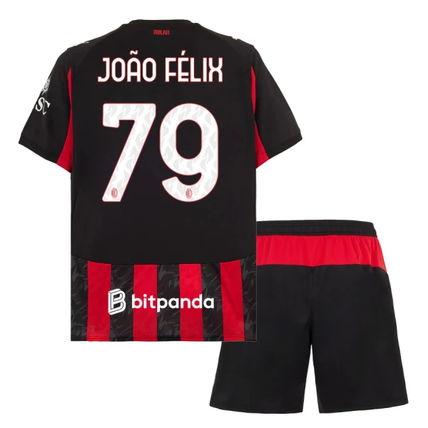 AC Milan João Félix 79 Tenue Kind Thuis 2025/26 AC Milan João Félix 79 Tenue Kind Thuis 2025/26
