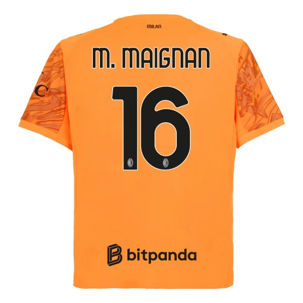 AC Milan M. Maignan 16 Keeper Shirt Heren 2025/26 Oranje AC Milan M. Maignan 16 Keeper Shirt Heren 2025/26 Oranje