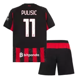 AC Milan Pulisic 11 Tenue Kind Thuis 2025/26 AC Milan Pulisic 11 Tenue Kind Thuis 2025/26
