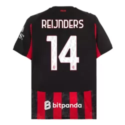 AC Milan Reijnders 14 Shirt Heren Thuis 2025/26 AC Milan Reijnders 14 Shirt Heren Thuis 2025/26
