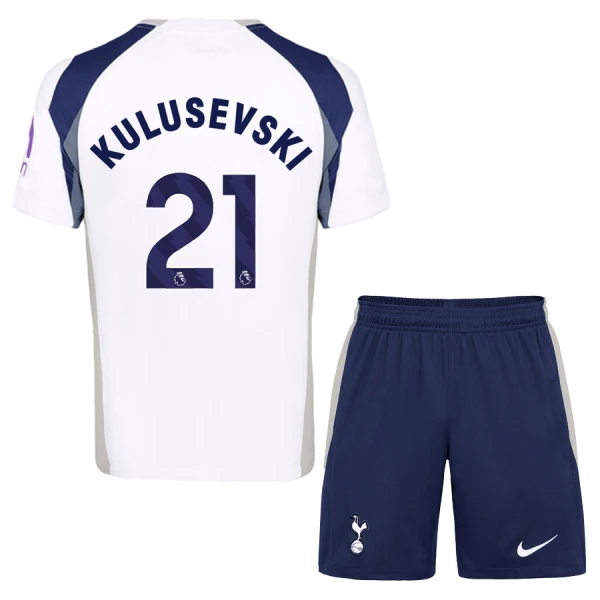 Tottenham Hotspur Kulusevski 21 Tenue Kind Thuis 2025/26 Tottenham Hotspur Kulusevski 21 Tenue Kind Thuis 2025/26
