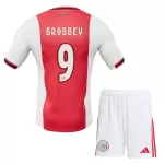 AFC Ajax Brobbey 9 Tenue Kind Thuis 2025/26