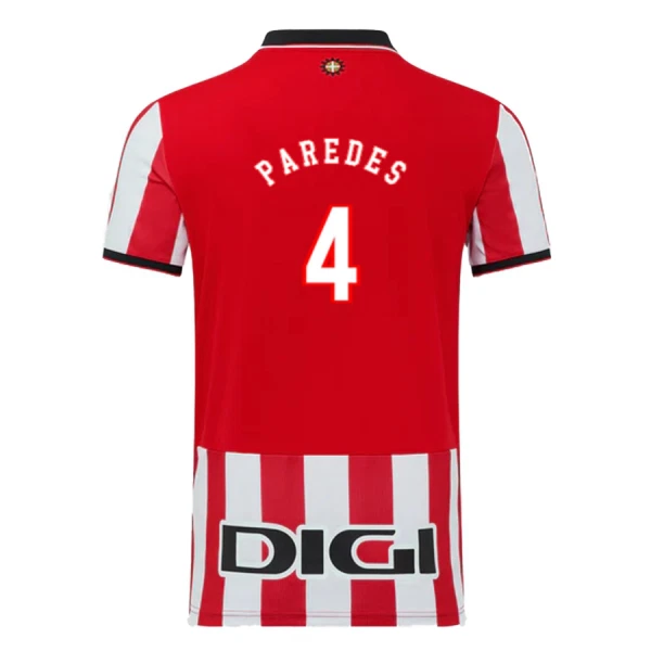 Athletic Bilbao Paredes 4 Shirt Heren Thuis 2025/26 Athletic Bilbao Paredes 4 Shirt Heren Thuis 2025/26