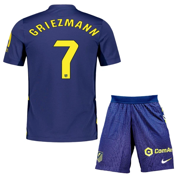 Atlético Madrid Griezmann 7 Tenue Kind Uit 2025/26 Atlético Madrid Griezmann 7 Tenue Kind Uit 2025/26