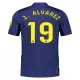 Atlético Madrid J. Alvarez 19 Tenue Kind Uit 2025/26