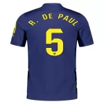 Atlético Madrid R. De Paul 5 Shirt Heren Uit 2025/26