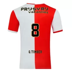 Feyenoord Rotterdam Q. Timber 8 Shirt Heren Thuis 2025/26 Feyenoord Rotterdam Q. Timber 8 Shirt Heren Thuis 2025/26