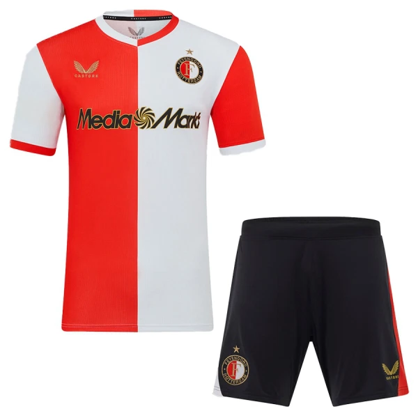Feyenoord Rotterdam Tenue Kind Thuis 2025/26 Feyenoord Rotterdam Tenue Kind Thuis 2025/26