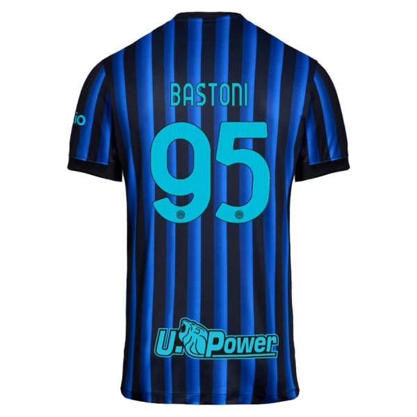 Inter Milan Bastoni 95 Tenue Kind Thuis 2025/26