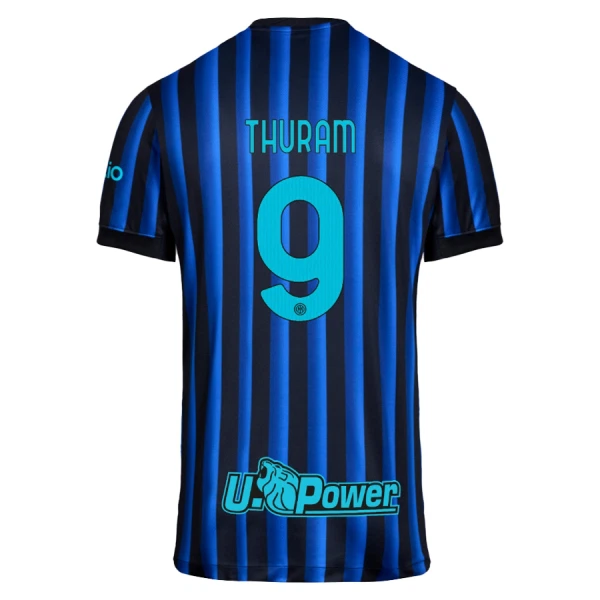 Inter Milan Thuram 9 Shirt Heren Thuis 2025/26 Inter Milan Thuram 9 Shirt Heren Thuis 2025/26