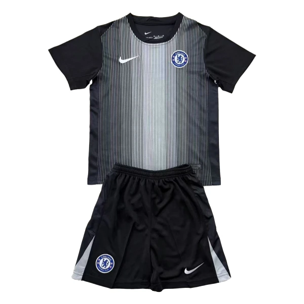 Chelsea Keeper Tenue Kind 2025/26 Zwarte Chelsea Keeper Tenue Kind 2025/26 Zwarte