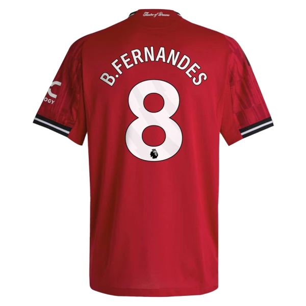 Manchester United Bruno Fernandes 8 Tenue Kind Thuis 2025/26