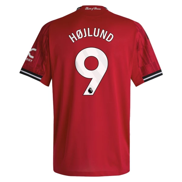Manchester United Højlund 9 Shirt Heren Thuis 2025/26 Manchester United Højlund 9 Shirt Heren Thuis 2025/26