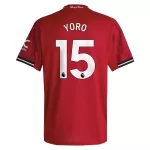 Manchester United Yoro 15 Shirt Heren Thuis 2025/26