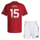 Manchester United Yoro 15 Tenue Kind Thuis 2025/26 Manchester United Yoro 15 Tenue Kind Thuis 2025/26