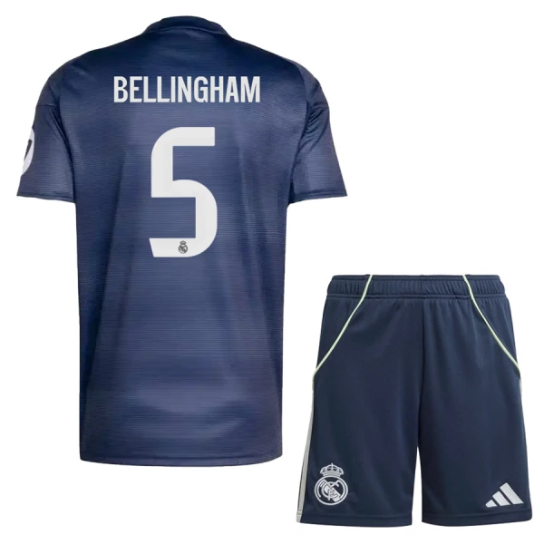 Real Madrid Bellingham 5 Tenue Kind Uit 2025/26 Real Madrid Bellingham 5 Tenue Kind Uit 2025/26