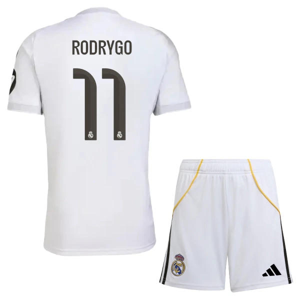Real Madrid Rodrygo 11 Tenue Kind Thuis 2025/26 Real Madrid Rodrygo 11 Tenue Kind Thuis 2025/26