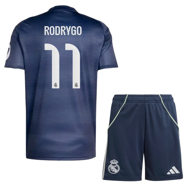 Real Madrid Rodrygo 11 Tenue Kind Uit 2025/26 Real Madrid Rodrygo 11 Tenue Kind Uit 2025/26