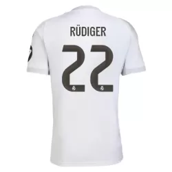 Real Madrid Rudiger 22 Shirt Heren Thuis 2025/26 Real Madrid Rudiger 22 Shirt Heren Thuis 2025/26