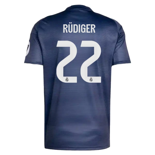 Real Madrid Rudiger 22 Shirt Heren Uit 2025/26 Real Madrid Rudiger 22 Shirt Heren Uit 2025/26