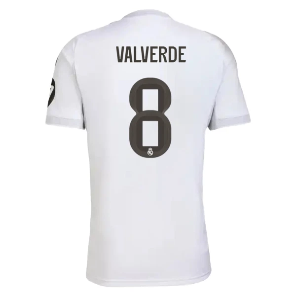 Real Madrid Valverde 8 Shirt Heren Thuis 2025/26 Real Madrid Valverde 8 Shirt Heren Thuis 2025/26