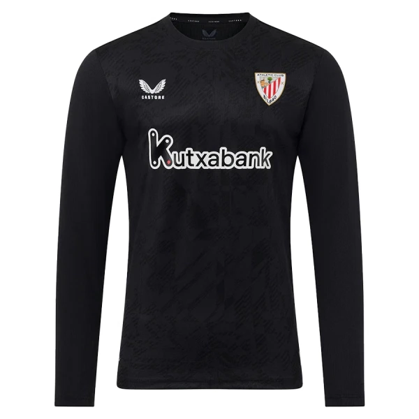 Athletic Bilbao Keeper Shirt Heren 2025/26 Lange Mouw Zwarte Athletic Bilbao Keeper Shirt Heren 2025/26 Lange Mouw Zwarte