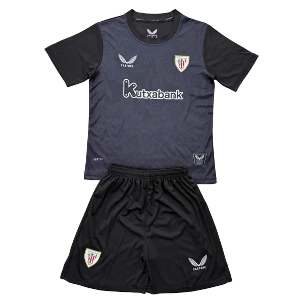 Athletic Bilbao Keeper Tenue Kind 2025/26 Zwarte Athletic Bilbao Keeper Tenue Kind 2025/26 Zwarte