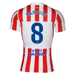Atlético Madrid Barrios 8 Shirt Heren Thuis 2025/26