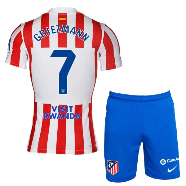 Atlético Madrid Griezmann 7 Tenue Kind Thuis 2025/26 Atlético Madrid Griezmann 7 Tenue Kind Thuis 2025/26
