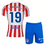Atlético Madrid J. Alvarez 19 Tenue Kind Thuis 2025/26