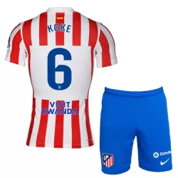 Atlético Madrid Koke 6 Tenue Kind Thuis 2025/26