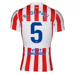 Atlético Madrid R. De Paul 5 Shirt Heren Thuis 2025/26