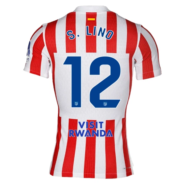 Atlético Madrid S. Lino 12 Shirt Heren Thuis 2025/26 Atlético Madrid S. Lino 12 Shirt Heren Thuis 2025/26