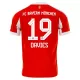 FC Bayern München Alphonso Davies 19 Shirt Heren Thuis 2025/26 FC Bayern München Alphonso Davies 19 Shirt Heren Thuis 2025/26