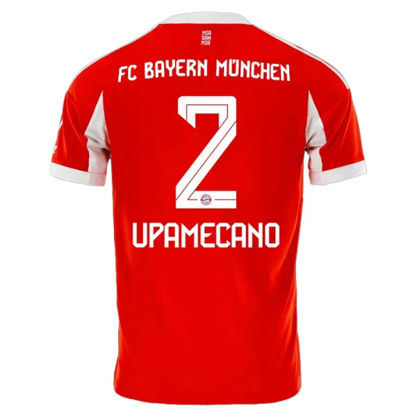 FC Bayern München Dayot Upamecano 2 Shirt Heren Thuis 2025/26 FC Bayern München Dayot Upamecano 2 Shirt Heren Thuis 2025/26