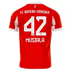 FC Bayern München Jamal Musiala 42 Shirt Heren Thuis 2025/26 FC Bayern München Jamal Musiala 42 Shirt Heren Thuis 2025/26