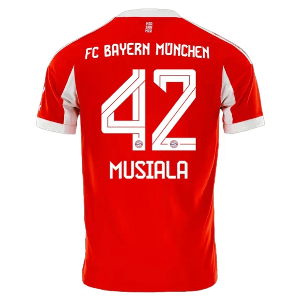 FC Bayern München Jamal Musiala 42 Tenue Kind Thuis 2025/26