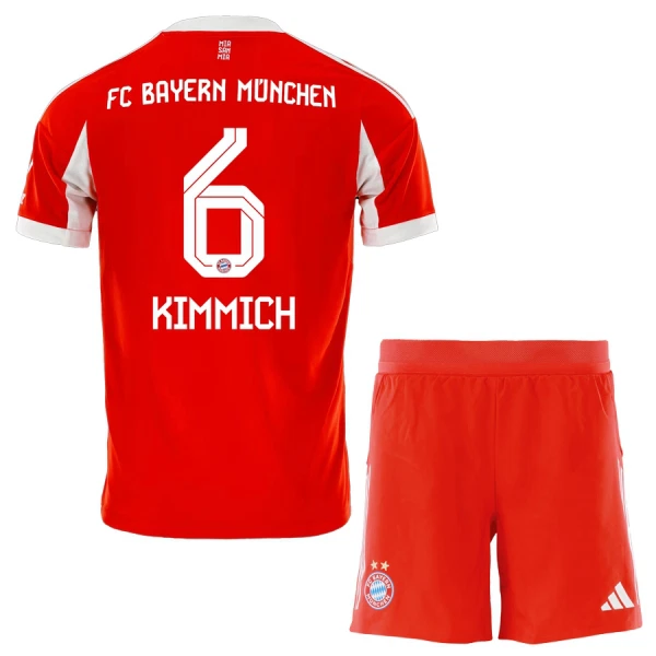FC Bayern München Joshua Kimmich 6 Tenue Kind Thuis 2025/26 FC Bayern München Joshua Kimmich 6 Tenue Kind Thuis 2025/26
