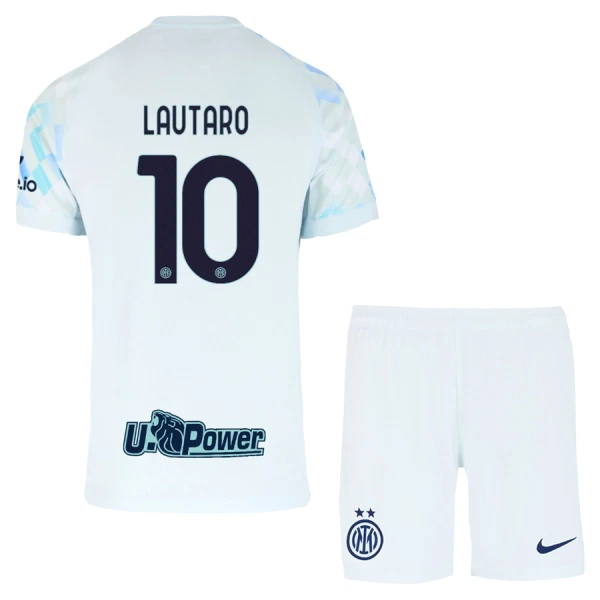 Inter Milan Lautaro Martinez 10 Tenue Kind Uit 2025/26 Inter Milan Lautaro Martinez 10 Tenue Kind Uit 2025/26