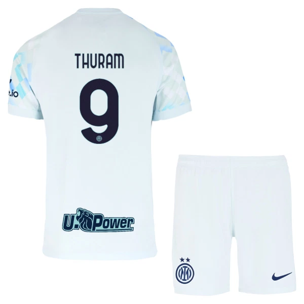 Inter Milan Thuram 9 Tenue Kind Uit 2025/26 Inter Milan Thuram 9 Tenue Kind Uit 2025/26
