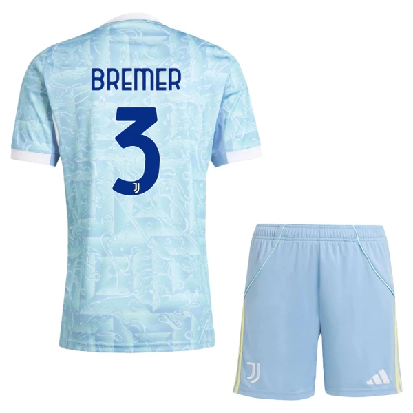 Juventus Bremer 3 Tenue Kind Uit 2025/26 Juventus Bremer 3 Tenue Kind Uit 2025/26