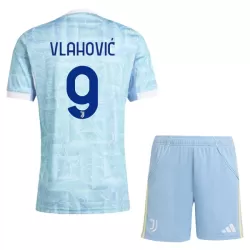 Juventus Vlahovic 9 Tenue Kind Uit 2025/26 Juventus Vlahovic 9 Tenue Kind Uit 2025/26