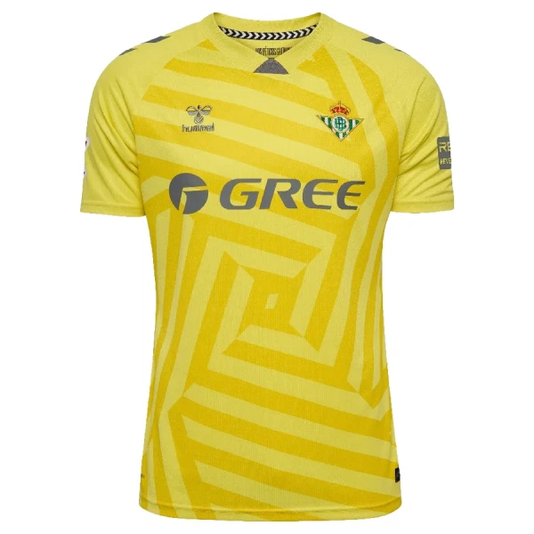 Real Betis Keeper Tenue Kind 2025/26 Gele