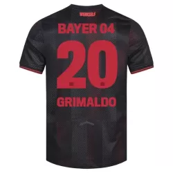 Bayer Leverkusen Alejandro Grimaldo 20 Shirt Heren Thuis 2025/26 Bayer Leverkusen Alejandro Grimaldo 20 Shirt Heren Thuis 2025/26