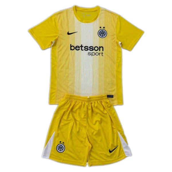 Inter Milan Keeper Tenue Kind 2025/26 Gele