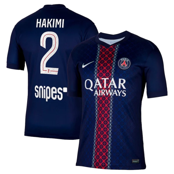 Paris Saint-Germain Hakimi 2 Shirt Heren Thuis 2025/26