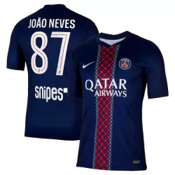 Paris Saint-Germain Joao Neves 87 Shirt Heren Thuis 2025/26 Paris Saint-Germain Joao Neves 87 Shirt Heren Thuis 2025/26