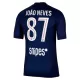 Paris Saint-Germain Joao Neves 87 Shirt Heren Thuis 2025/26