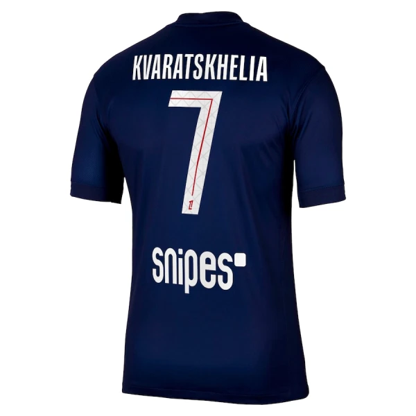 Paris Saint-Germain Kvaratskhelia 7 Shirt Heren Thuis 2025/26